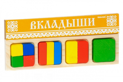 Доска-Вкладыш "Геометрия квадрат", Томик 332