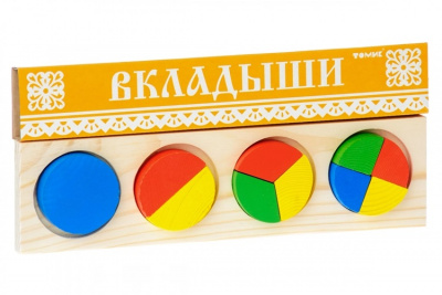 Доска-Вкладыш "Геометрия круг", Томик 342